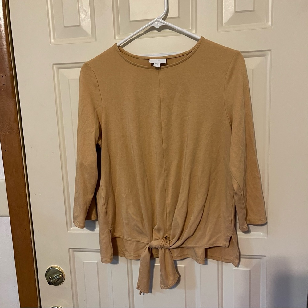 J.Jill Tie-Front Top